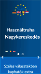 Mobile Screenshot of hasznaltruha-silam.hu